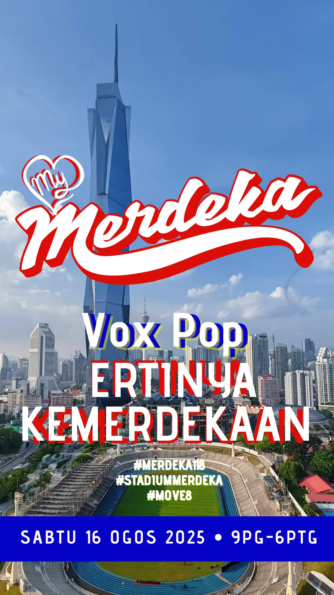 Walk with us for Merdeka: A Million Steps for Unity and National Pride